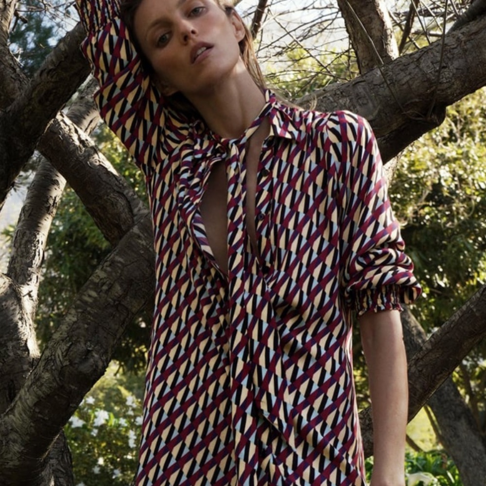 PRINTED DRESS